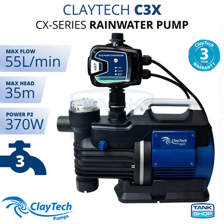 ClayTech C3X Rainwater Pump CLA-C3X 811523