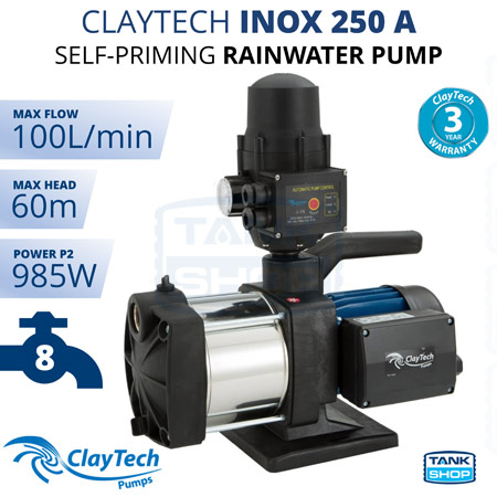 ClayTech Inox 250A Multistage Pressure Pump