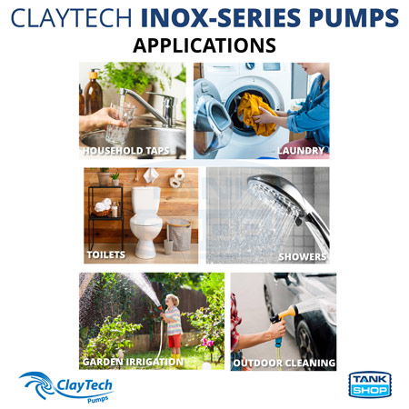 ClayTech Inox-Series Pumps Applications