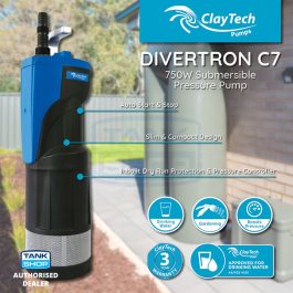 ClayTech DiverTron C7 In-Tank Submersible Pump