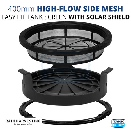 High Flow Side Mesh Easy Fit Tank Screen Kit with Solar Shield TSEF39