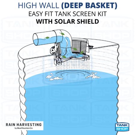 High Wall Deep Basket Easy Fit Tank Screen Kit with Solar Shield TSEF17 - How it works