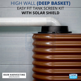 Photo: High Wall Deep Basket Easy Fit Tank Screen Kit with Solar Shield TSEF17