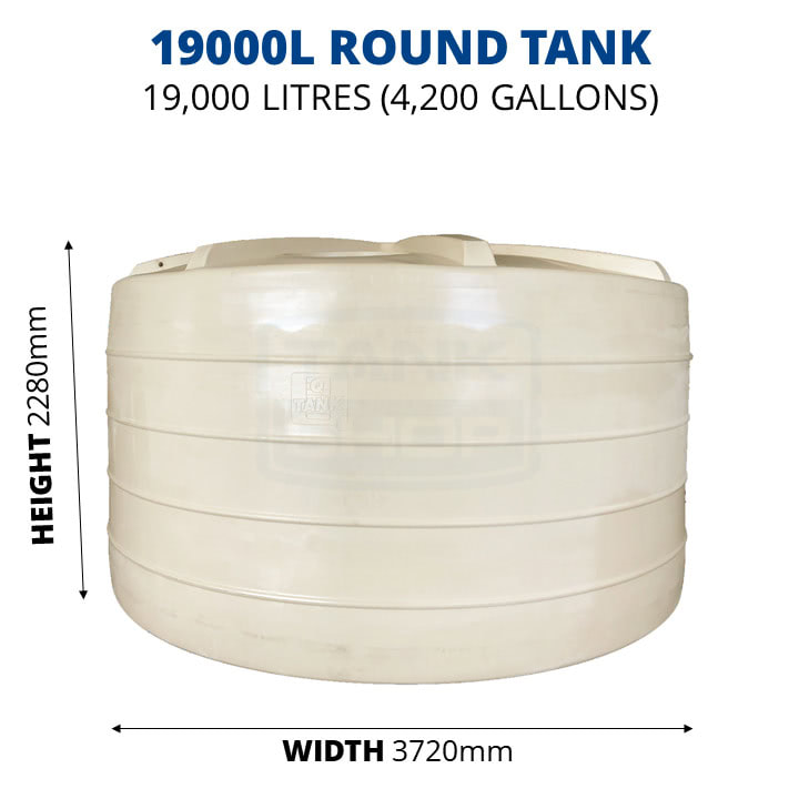 5000 Litre Mid Round Poly Water Tank Qtank Vlrengbr