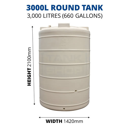 Poly Water Tanks - Poly Rainwater Tanks (Polyethylene) | Tank Shop