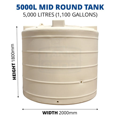 Poly Water Tanks - Poly Rainwater Tanks (Polyethylene) | Tank Shop