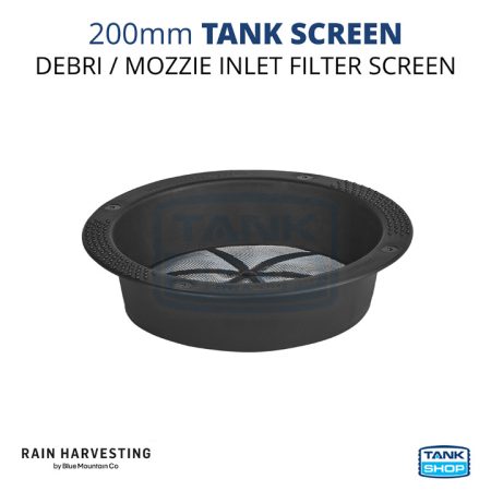 Rain Harvesting 200mm Tank Screen Inlet Filter TASS20 side view