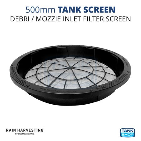 Rain Harvesting 500mm Tank Screen Inlet Filter TATS02 Side View