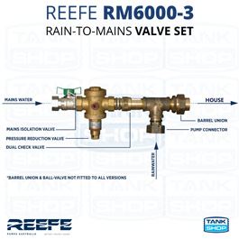 REEFE RM6000-3 Rain to Mains System - RMV3550 Valve Set